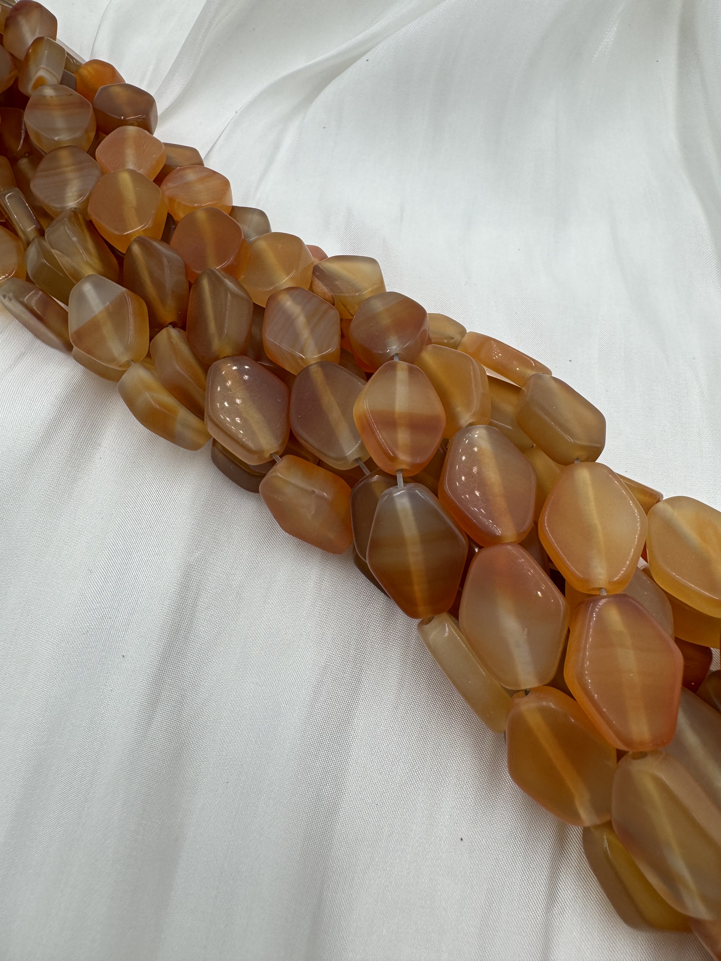 條-No.22霧面菱形中瑪瑙20mm*15mm約20顆