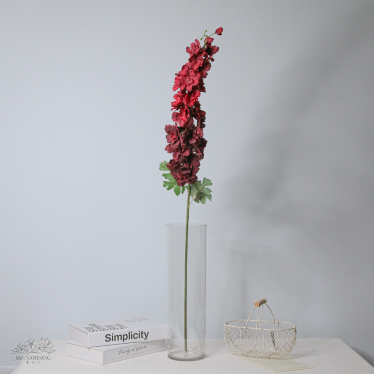 人造花 飛燕草 紅