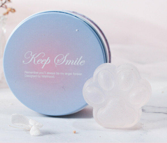 Hot Recommended Cartoon Essential Oil Soap (Tinplate Box) [Transparent Color/Milk Fragrance]
