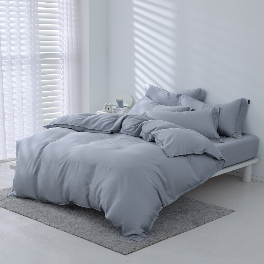 60支天絲｜100%萊賽爾｜暮藍灰｜單品&床包被套組