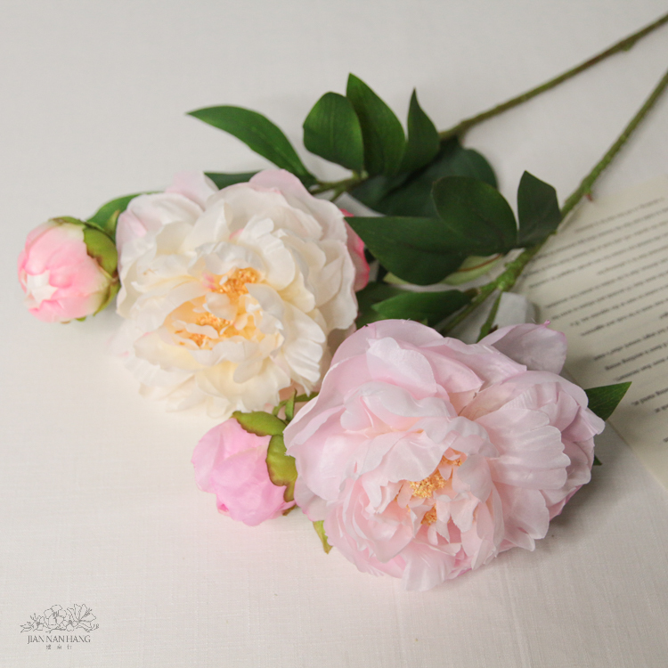 人造花 鳳凰牡丹 2色