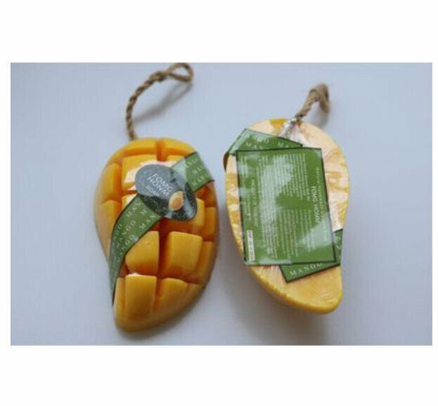 Popular cleansing and skin care handmade soap (mango soap)