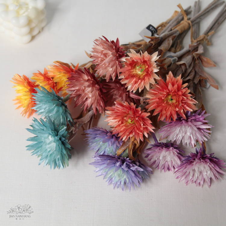 人造花 旱雪蓮花束 4色