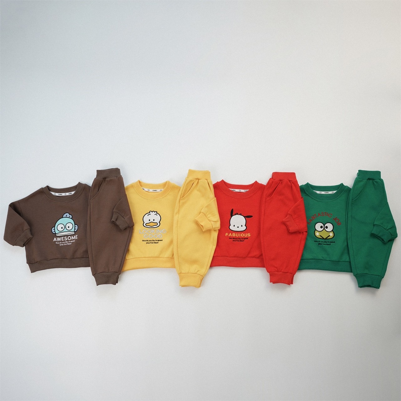 QQ純棉四色套裝