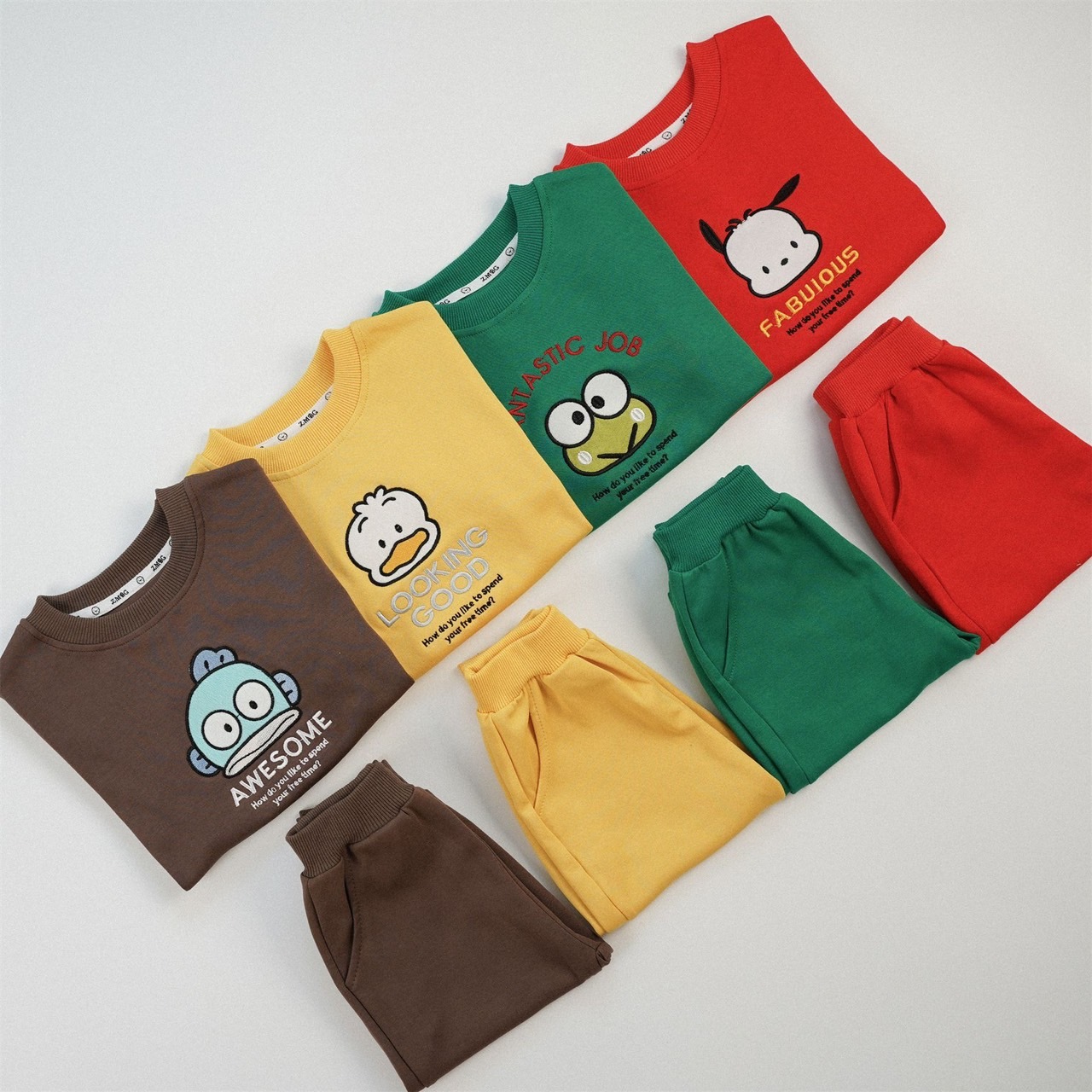 QQ純棉四色套裝