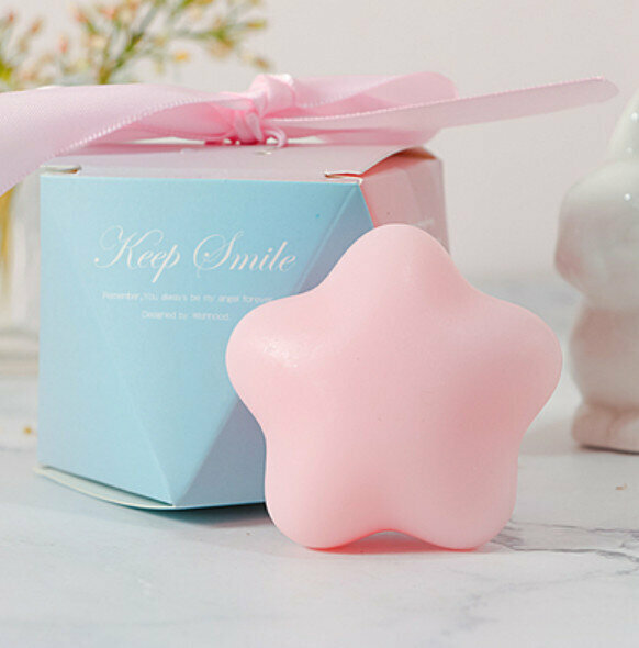 Hotly recommended Little Star Handmade Essential Oil Soap (Gradient Gift Box) [Light Pink/Rose Fragrance]