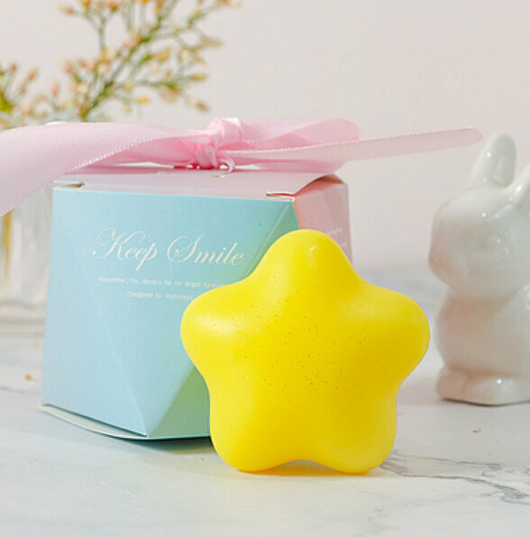 Hotly recommended Little Star Handmade Essential Oil Soap (Gradient Gift Box) [Light Yellow/Honey Fragrance]