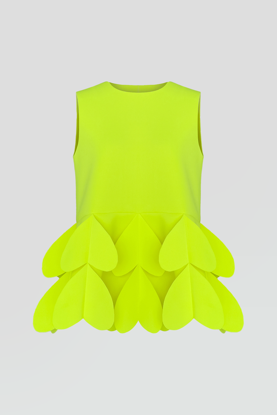 PEGGY HARTANTO｜GION 圓領無袖花瓣傘擺上衣