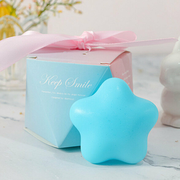 Hotly recommended Little Star Handmade Essential Oil Soap (Gradient Gift Box) [Light Blue/Magnolia]