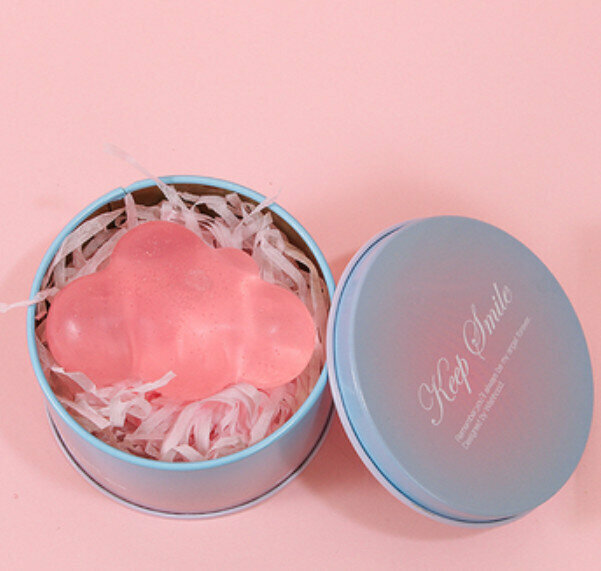 Popular Yunduo Handmade Soap (Tinplate Box) [Crystal Powder/Peach Fragrance]