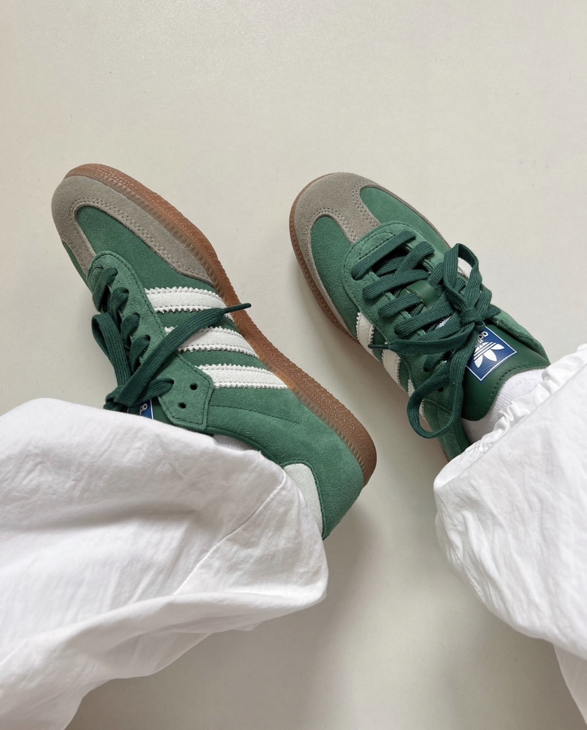 預購 Adidas Originals SAMBA Green Gum Grey Toe 麂皮 綠 灰腳趾