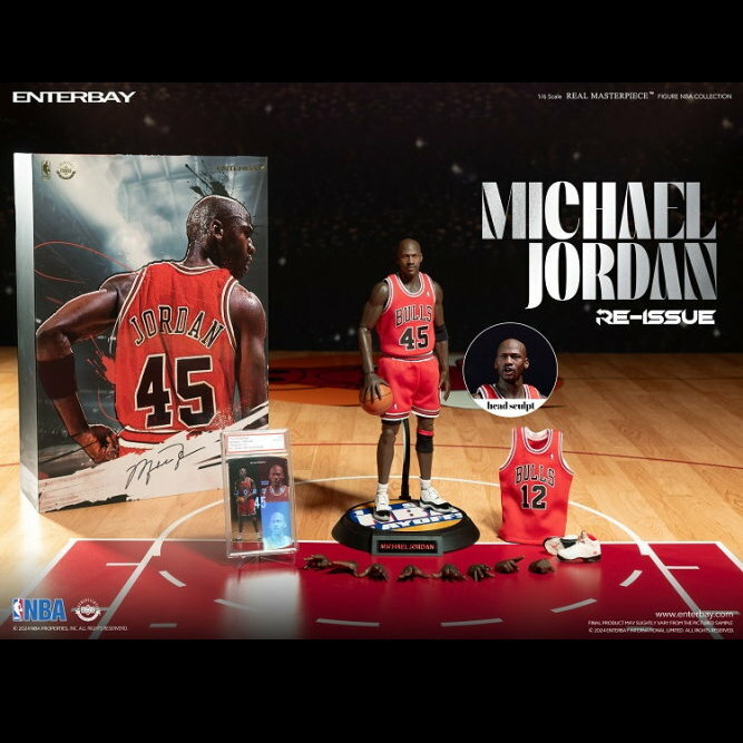 Enterbay : 1/6 NBA 米高佐頓 喬丹
