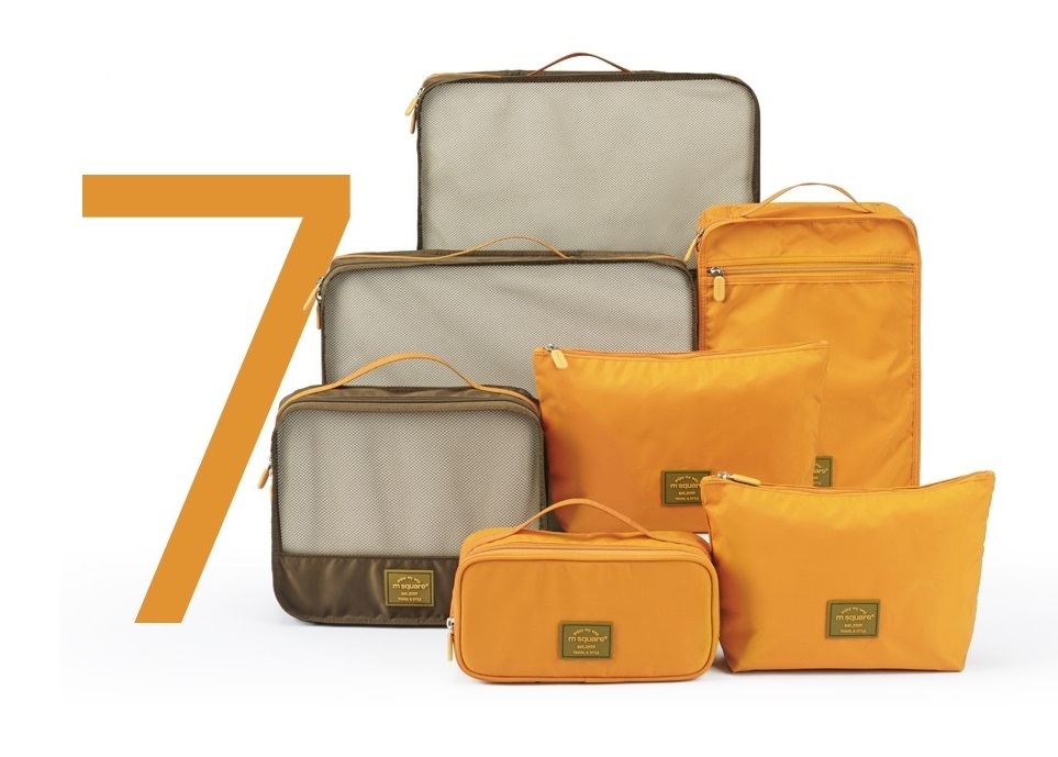 msquare旅行衣物收納袋套裝 (1kg)