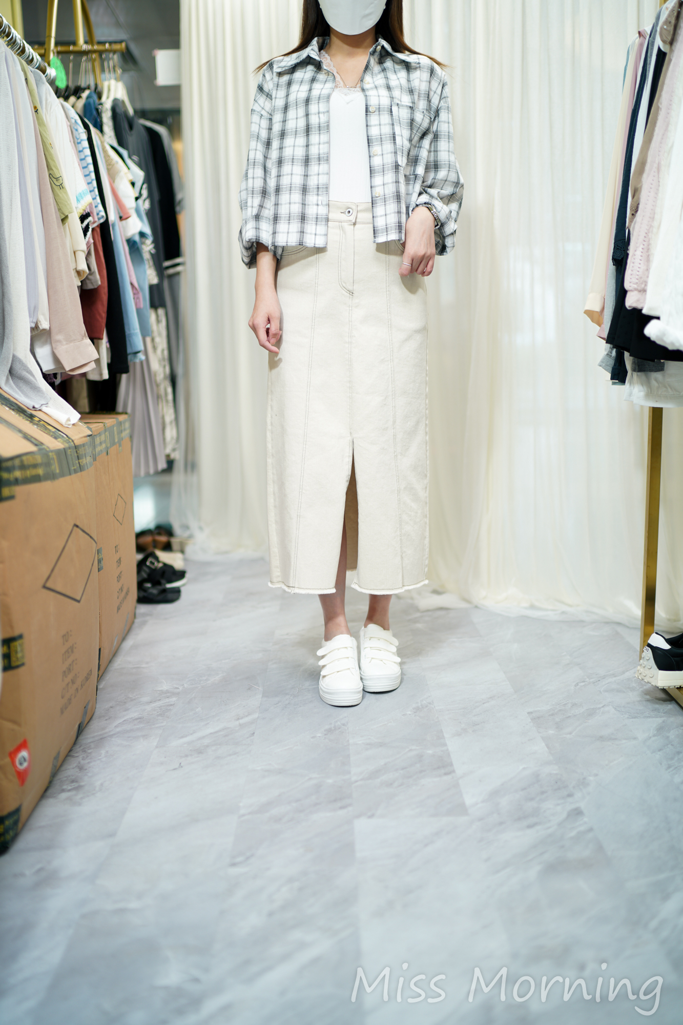 格仔款外套(14112)