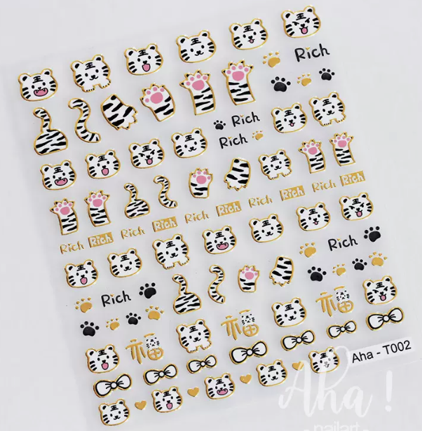 Hot Selling Nail Art Hot Stamping Stickers (T002)