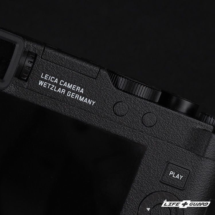 LIFE+GUARD Leica D-Lux 8 貼膜細節圖，LIFE+GUARD 專機專屬設計開版