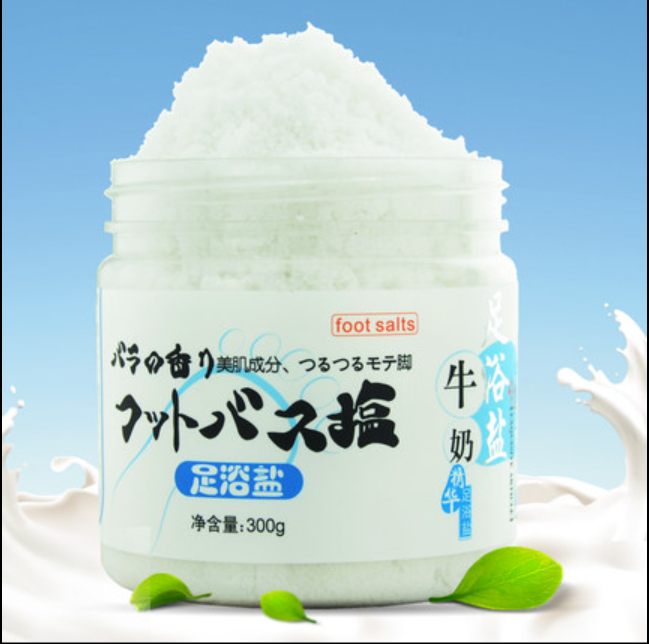 爆款牛奶浴足鹽泡腳粉（牛奶味 300g）