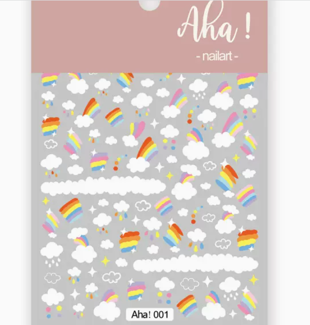 Hot Selling Nail Art Cartoon Flower Stickers (001#)