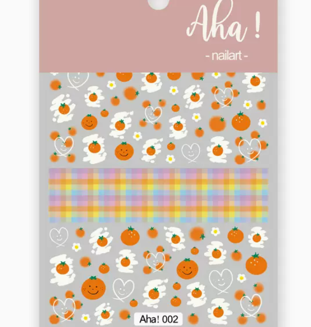Hot Selling Nail Art Cartoon Flower Stickers (002#)