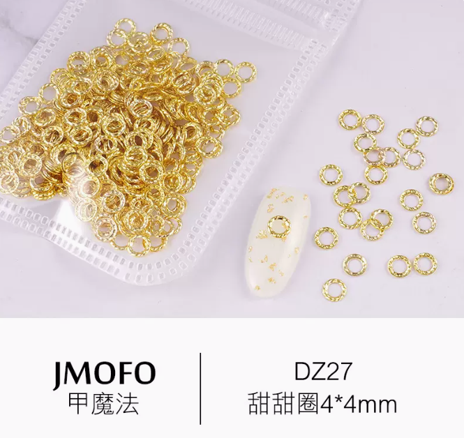 Hot selling nail art accessories, metal rivets, donuts 27 (about 500 pieces)
