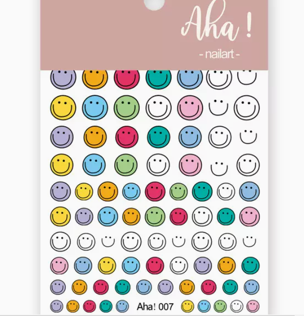 Hot selling manicure cartoon flower stickers (007#)