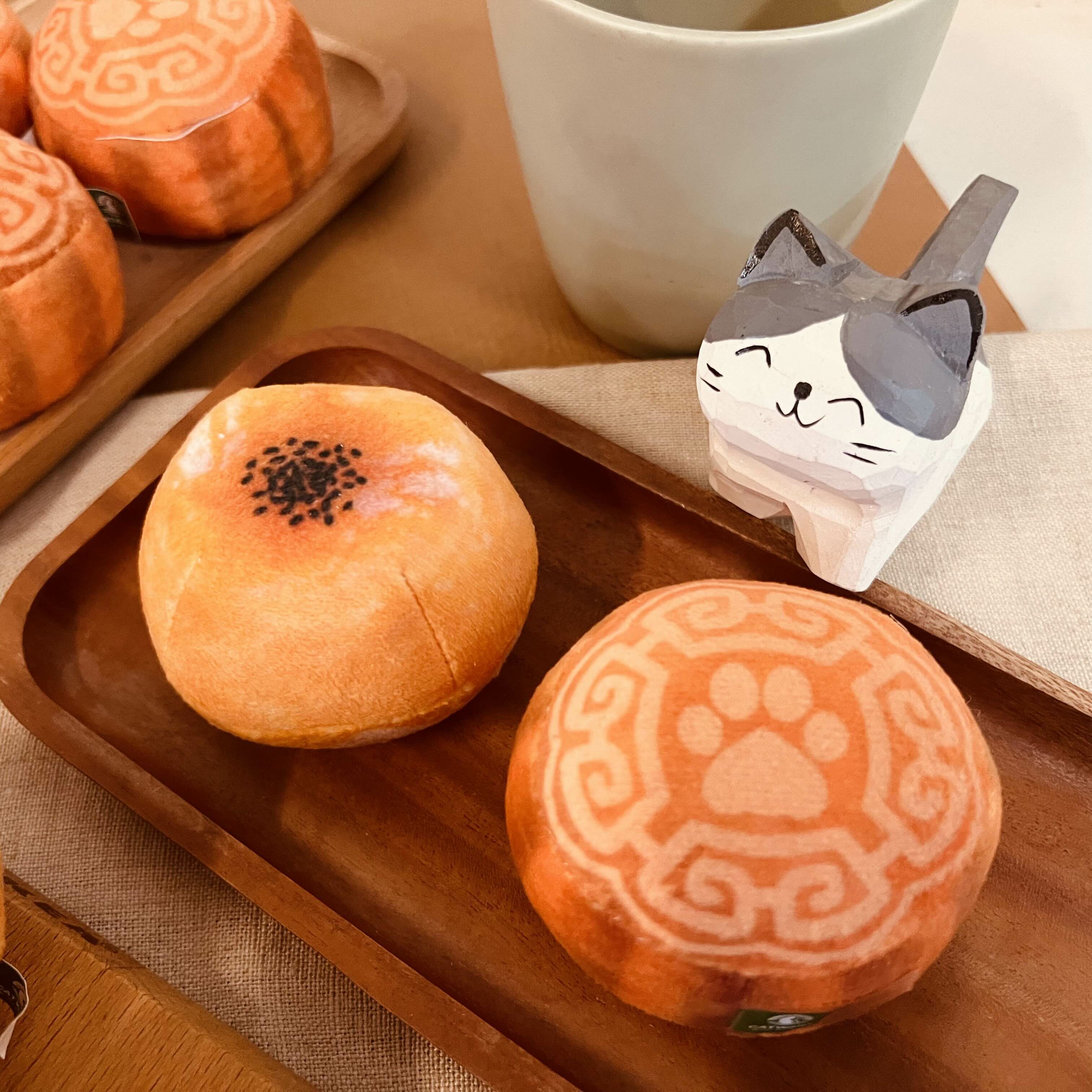 月餅造型貓玩具-中秋特別商品-100%貓薄荷&木天蓼綜合填充