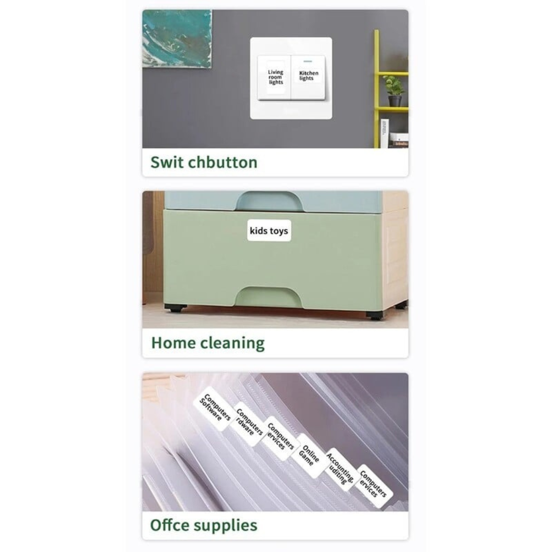 樂敏L11迷你標簽熱敏打印機連5卷紙