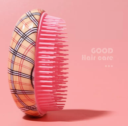 Popular portable duck egg hair smoothing massage comb (Kabuqi) (size: length 9.5, width 7.5cm)