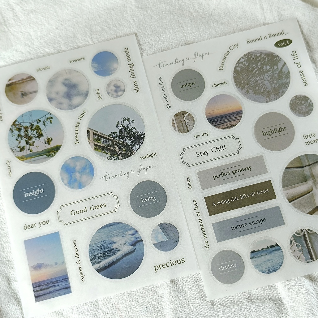 紙上旅行 TOP Studio．Round n Round vol.2 -Fav. City 轉印貼紙