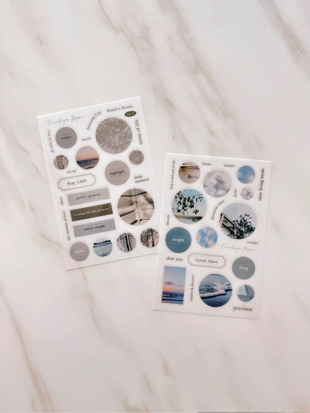 紙上旅行 TOP Studio．Round n Round vol.2 -Fav. City 轉印貼紙