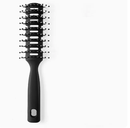 Popular men's home style rib comb (frosted white teeth small size) (size: length 20.5, width 5.5cm)