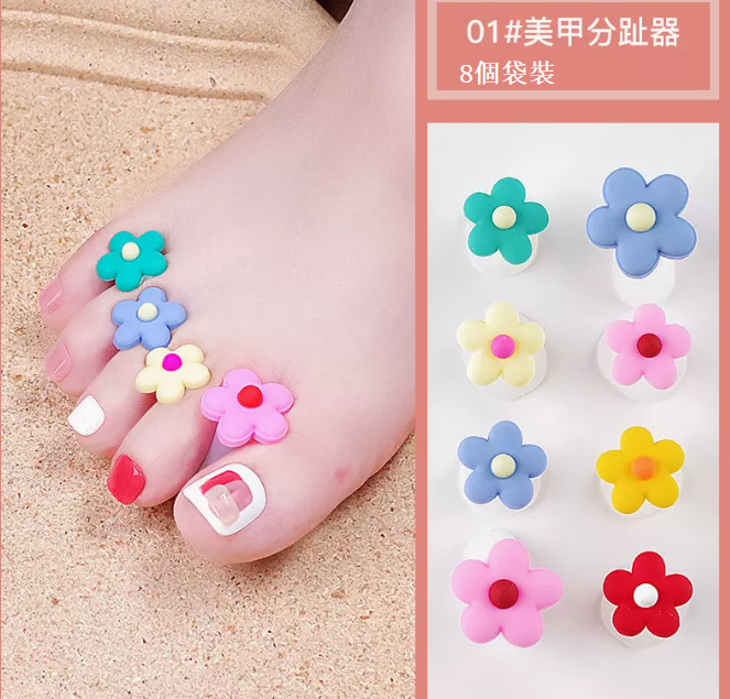Hot Selling Manicure Tools Toe Separator 01HyunA Flower