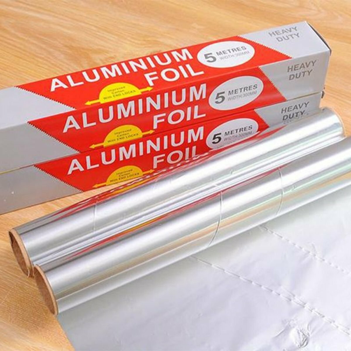 Hot push (2 boxes of 5M) = 10M 10 meters barbecue tin foil (for air fryers, ovens, barbecue grills) oven paper thickened baking paper barbecue barbecue tin foil barbecue household baking tray tin foil oven tin foil aluminum foil