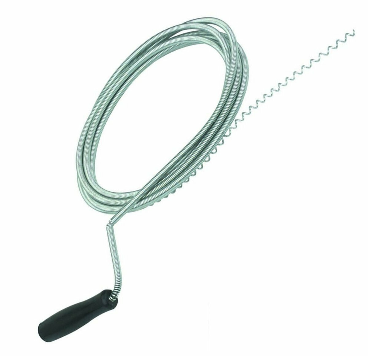 Hot push sewer pipe unblocker (1 meter) drain pipe unblocker, hand-cranked wire sewer hook, wire pipe, wire spring sewer cleaning hook, kitchen blockage unblocker, sink unblocker, slingshot unblocker