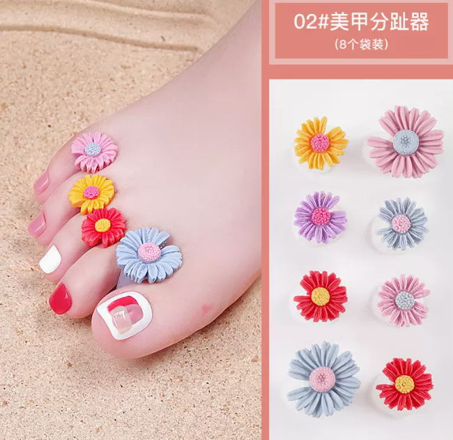 Hot Selling Manicure Tools Toe Separator 02 Little Daisy