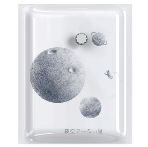 熱推防塵防潮加厚抽空壓縮棉被衣物收納袋（星球）尺寸50*70cm