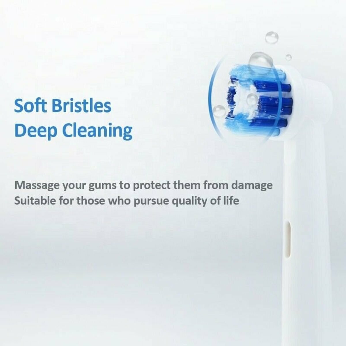 Hot Style [4 Pack] EB20 Electric Toothbrush Replacement Toothbrush Head (Non-Original) Oral B Braun Replacement