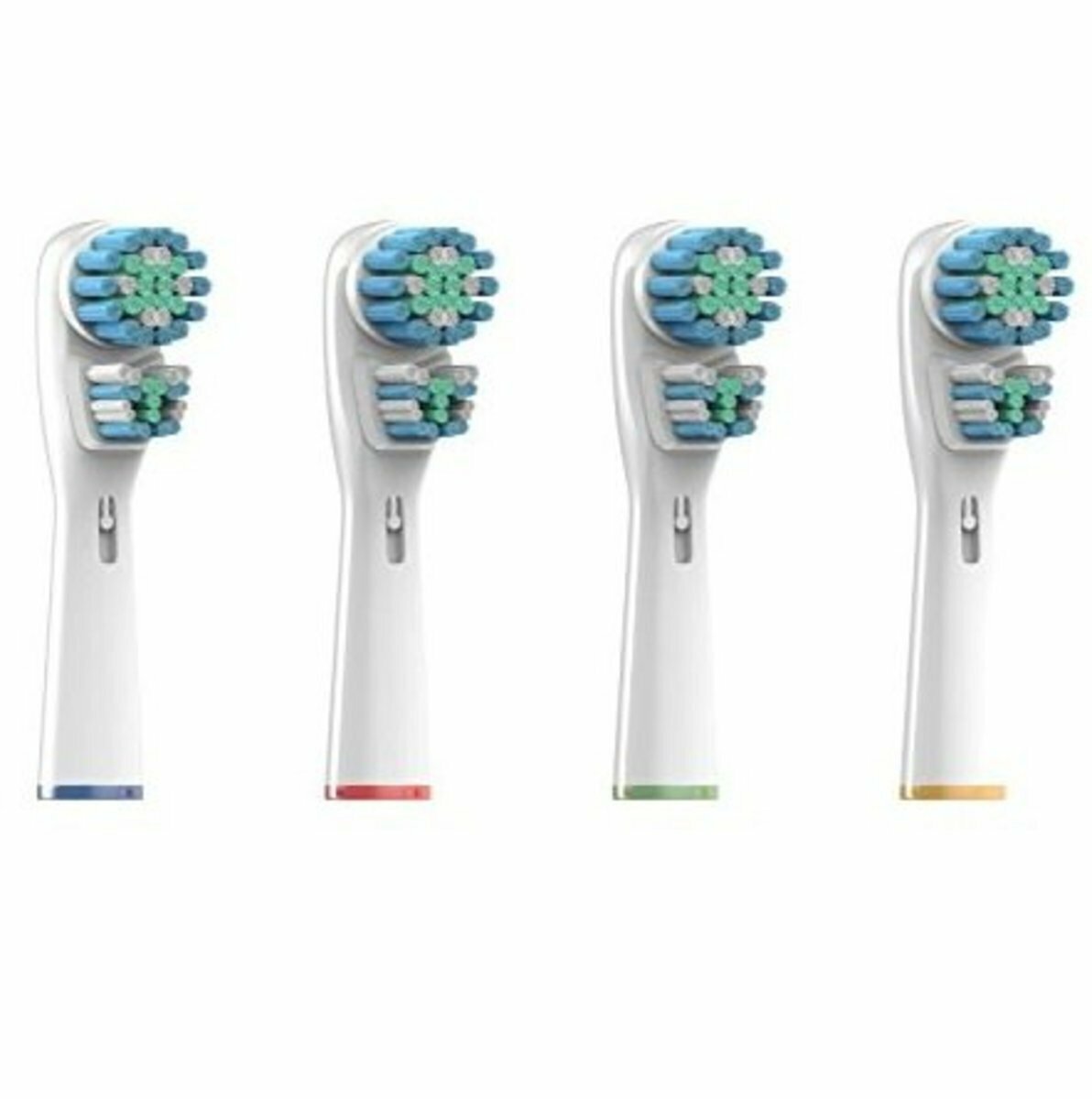 Popular item [4 pack] EB-417 replacement toothbrush head (non-original) brushed DuPont brush electric toothbrush replacement head suitable for Oral B electric toothbrush