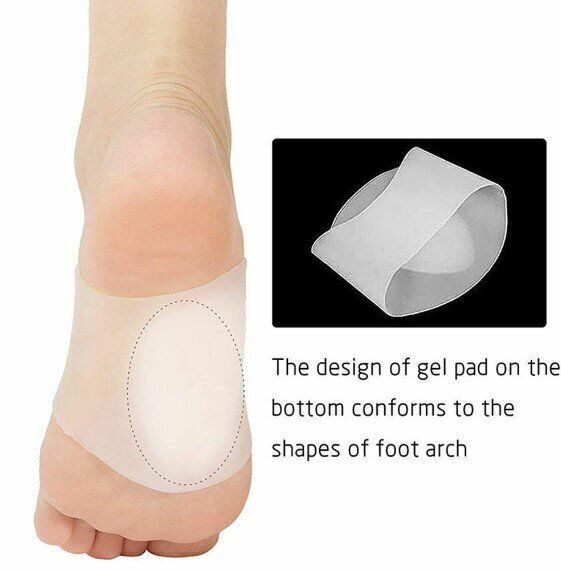 Popular arch insoles, foot protective pads, arch pads, a pair, arch support insoles, silicone flat foot insoles, brace correction, flat foot correction insoles, massage arch pads, shock-absorbing insoles, wear-resistant insoles