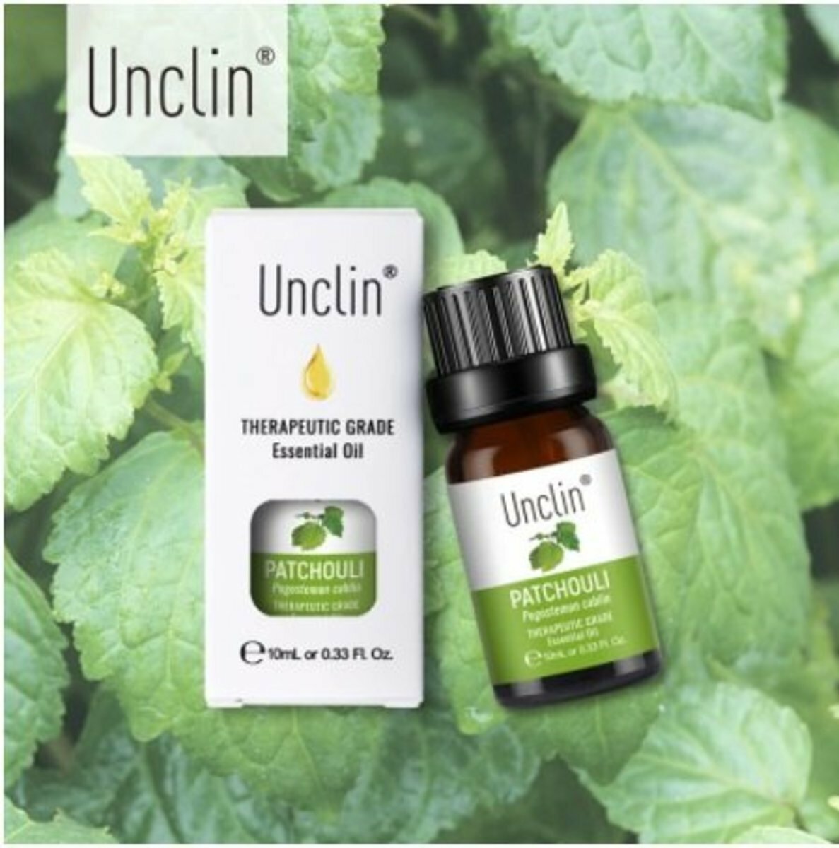 爆款Unclin 100%純天然原料 無添加 廣藿香精油 足浴 spa 薰香 沐浴 按摩 香薰植物香薰油