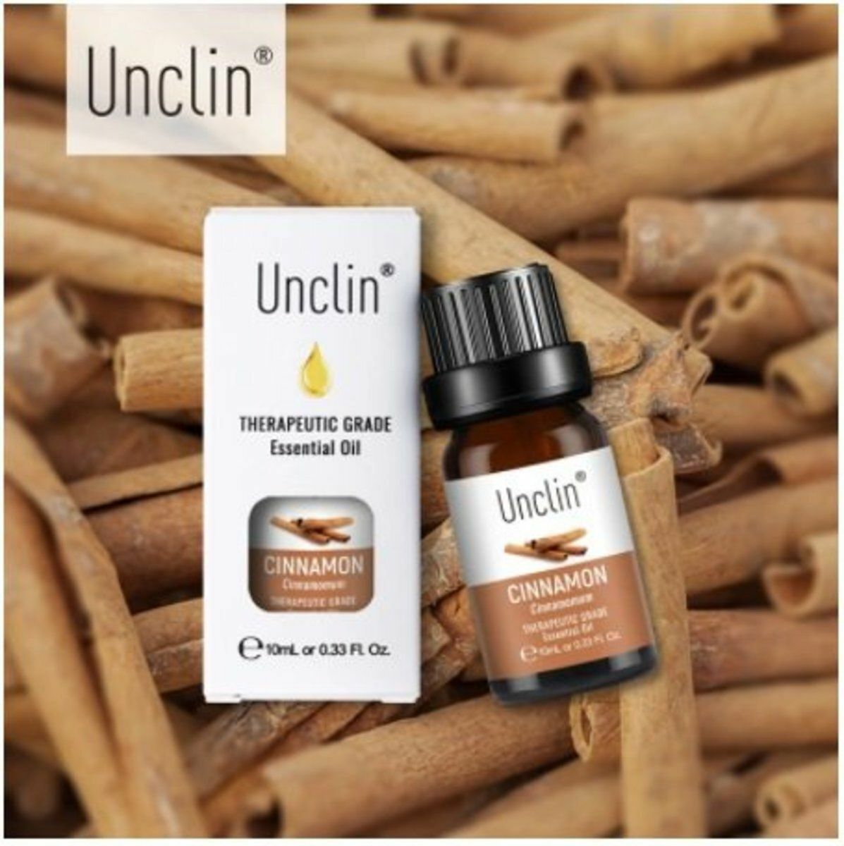 爆款Unclin 100%純天然原料 無添加 肉桂精油 足浴 spa 薰香 沐浴 按摩 香薰植物香薰油