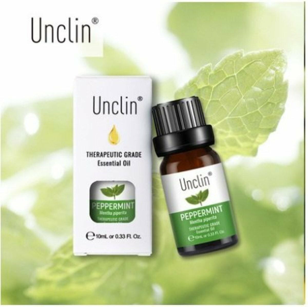 爆款Unclin 100%純天然原料 無添加 薄荷精油 足浴 spa 薰香 沐浴 按摩 香薰植物香薰油