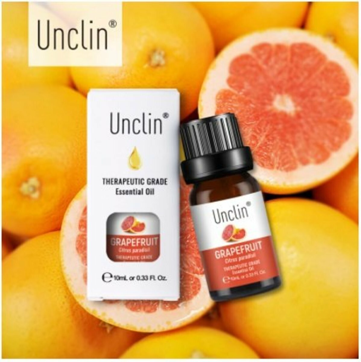 爆款Unclin 100%純天然原料 無添加 柚子精油 足浴 spa 薰香 沐浴 按摩 香薰植物香薰油