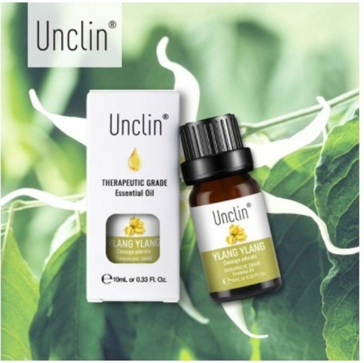爆款Unclin 100%純天然原料 無添加 依蘭精油 足浴 spa 薰香 沐浴 按摩 香薰植物香薰油