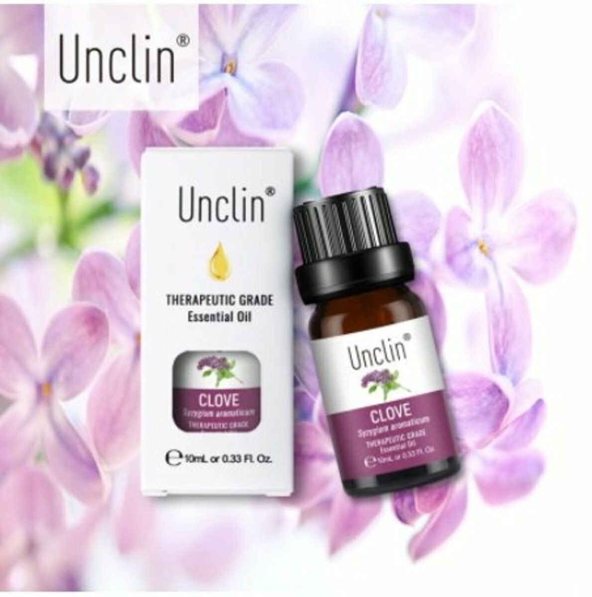 爆款Unclin 100%純天然原料 無添加 丁香精油 足浴 spa 薰香 沐浴 按摩 香薰植物香薰油