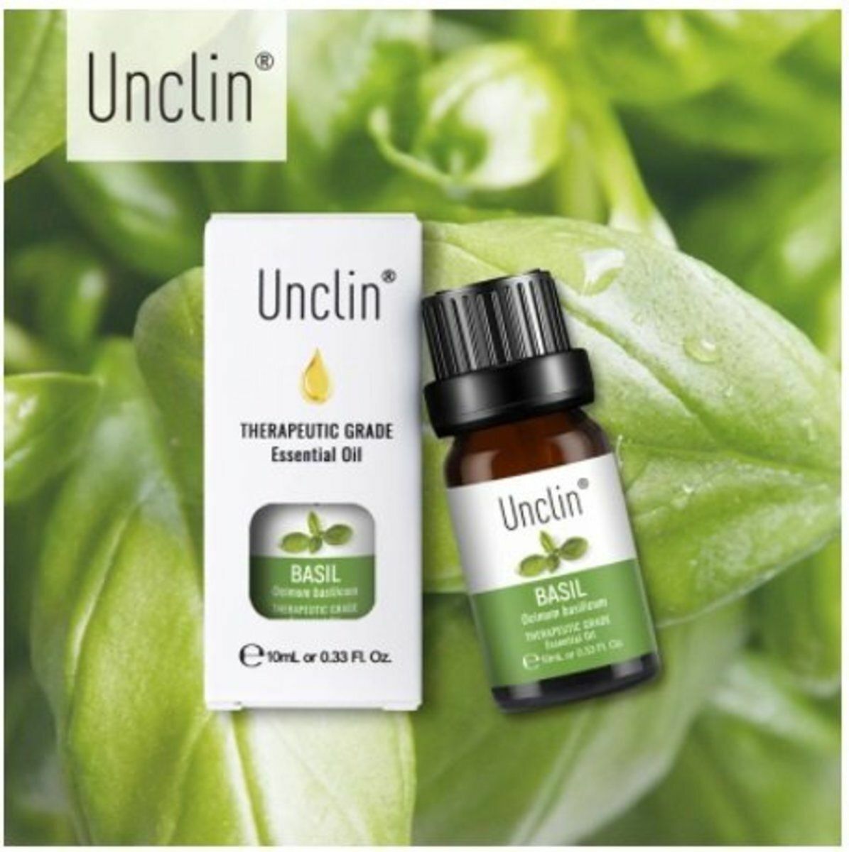 爆款Unclin 100%純天然原料 無添加 羅勒精油 足浴 spa 薰香 沐浴 按摩 香薰植物香薰油