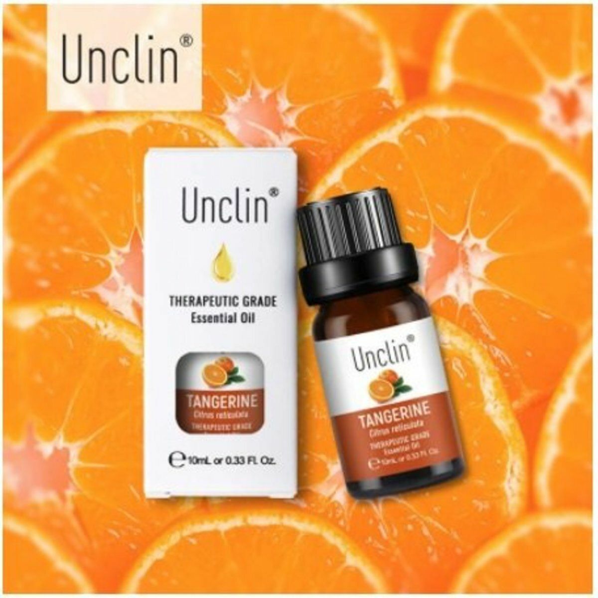 爆款Unclin 100%純天然原料 無添加 紅桔精油 足浴 spa 薰香 沐浴 按摩 香薰植物香薰油