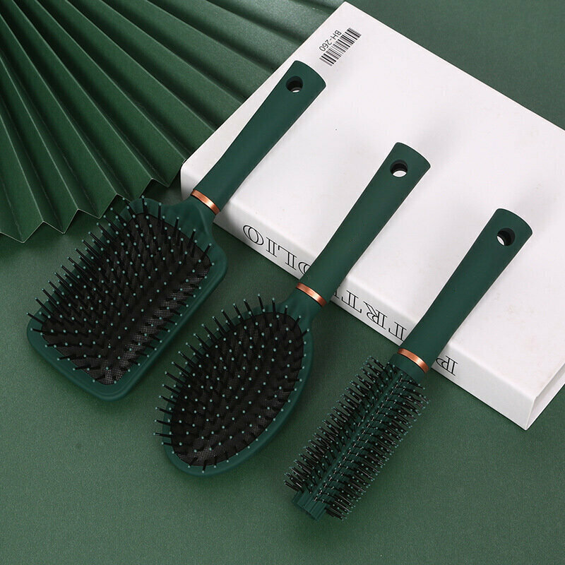 Popular comb set for women with long hair, curly hair, anti-static air cushion, scalp massage comb, air bag, ribs, rolling comb, home use