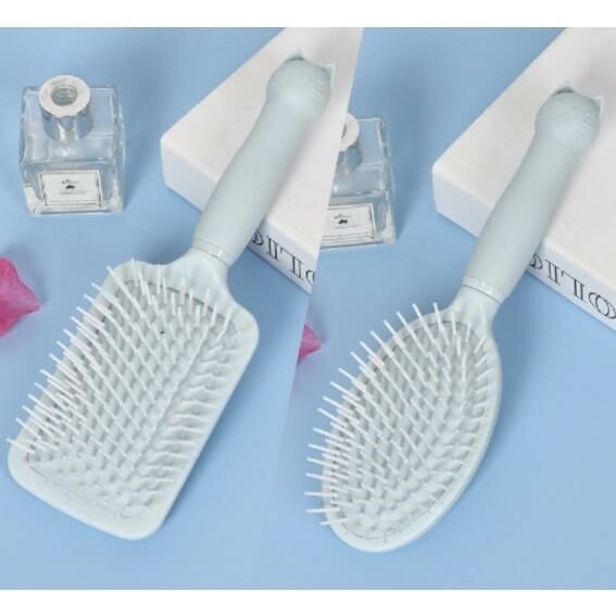 Popular [Air Cushion Comb] Cartoon Anti-static Airbag Massage Comb Air Cushion Comb Styling Comb (Blue Kitten) Set of 2