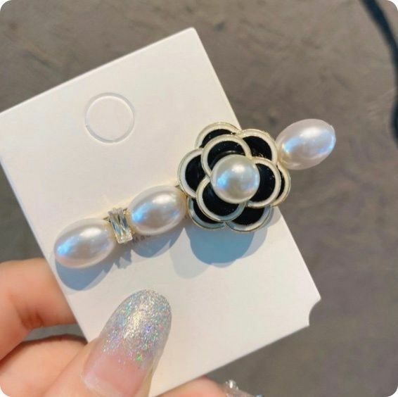 New vintage pearl camellia hairpin headdress (camellia)